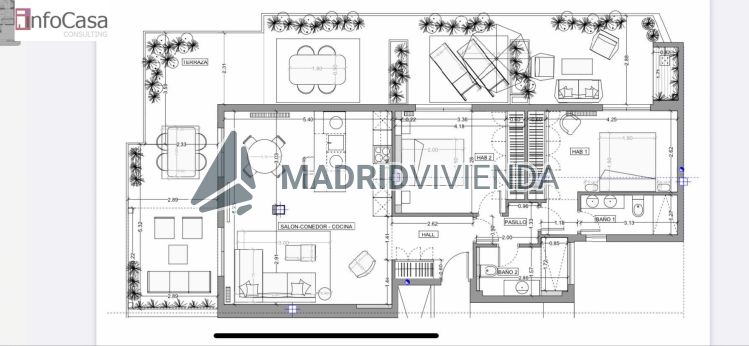 ático en venta en Castellana (Distrito Salamanca. Madrid Capital) por 1.750.000 €