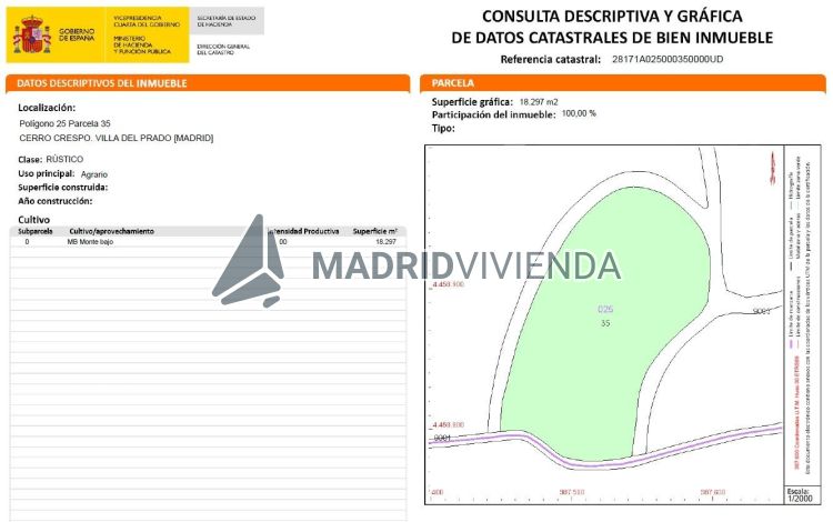 terreno en venta en Centro-Casco histórico (San Lorenzo De El Escorial) por 31.000 €