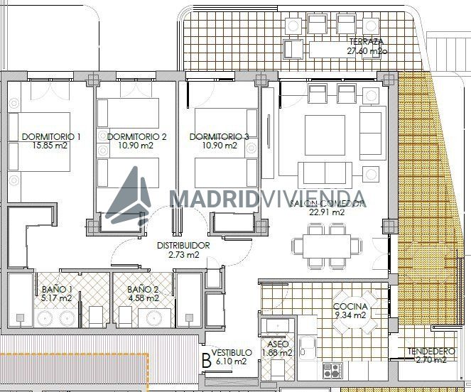 piso en venta en San Crispín-La estación consorcio (Colmenar Viejo) por 345.000 €