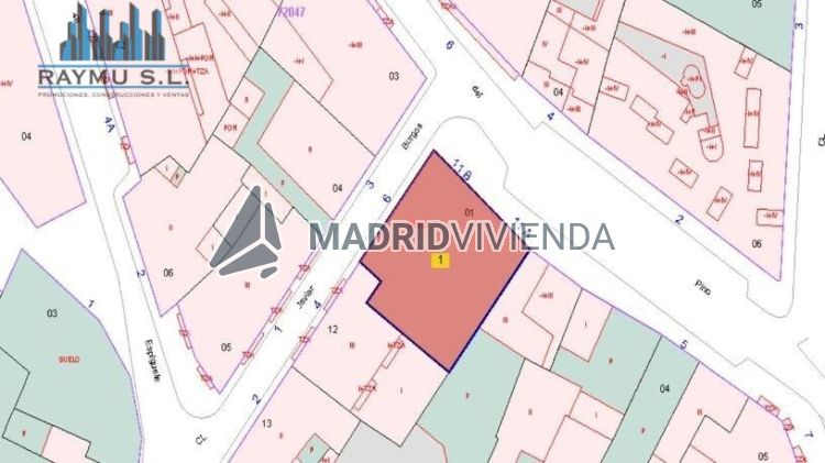 terreno en venta en Casco Histórico de Vallecas (Distrito Villa de Vallecas. Madrid Capital) por 459.000 €