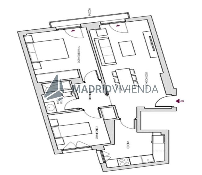 piso en venta en Casco antiguo (Majadahonda) por 321.000 €